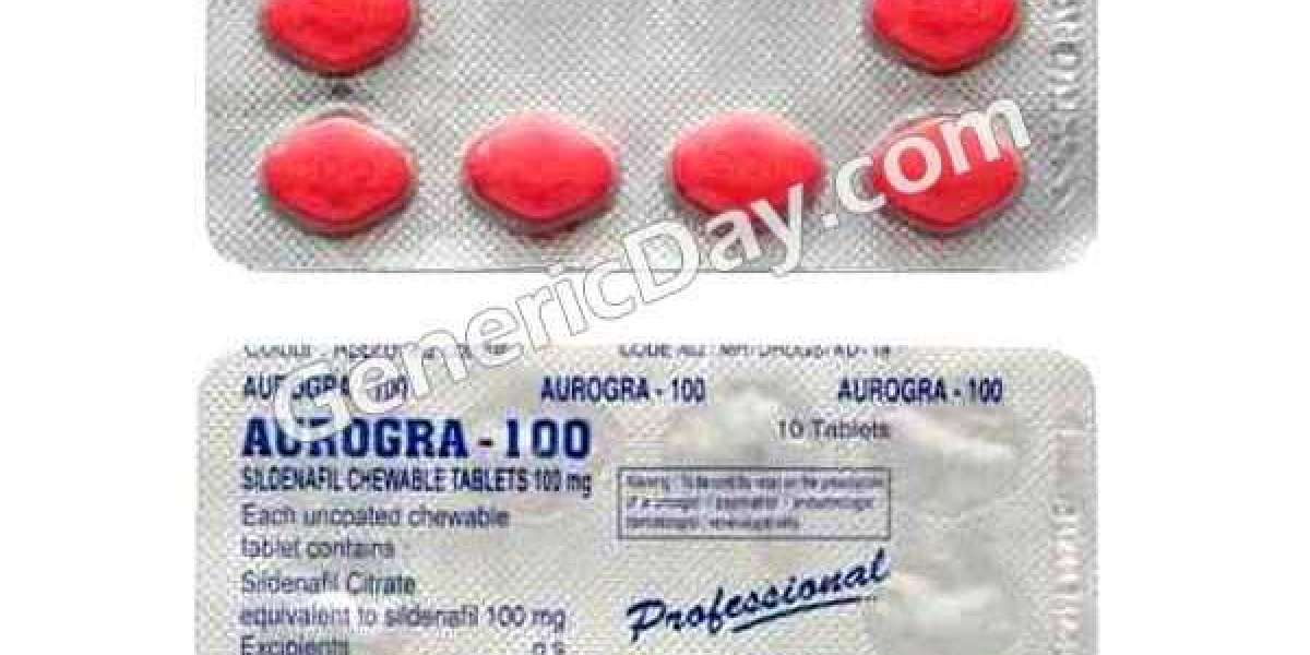 Aurogra 100 Mg Medicine | Helps Fight ED In Men | Sildenafil Citrate