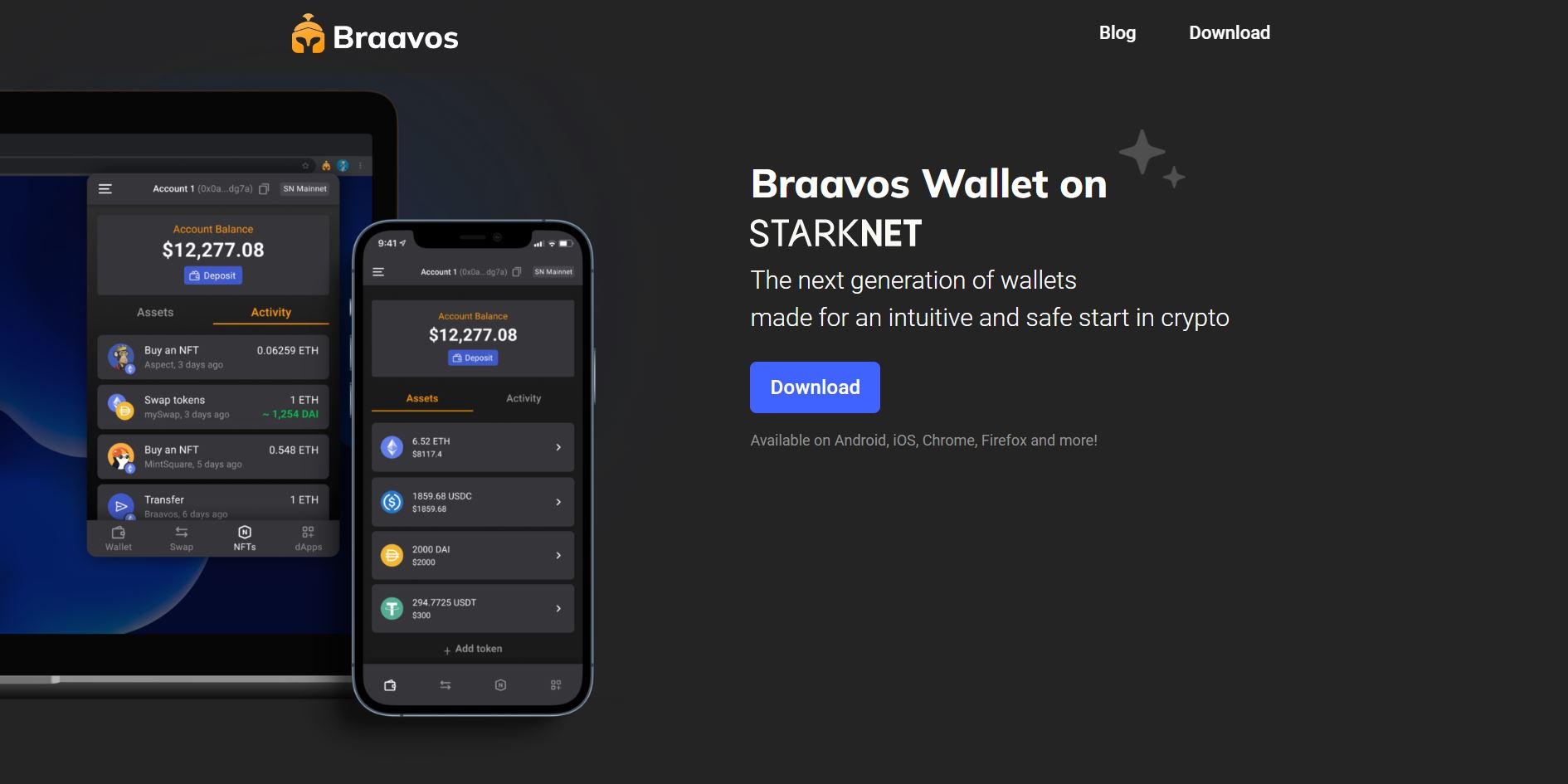 Braavos Wallet - A StarkNet wallet in your Browser