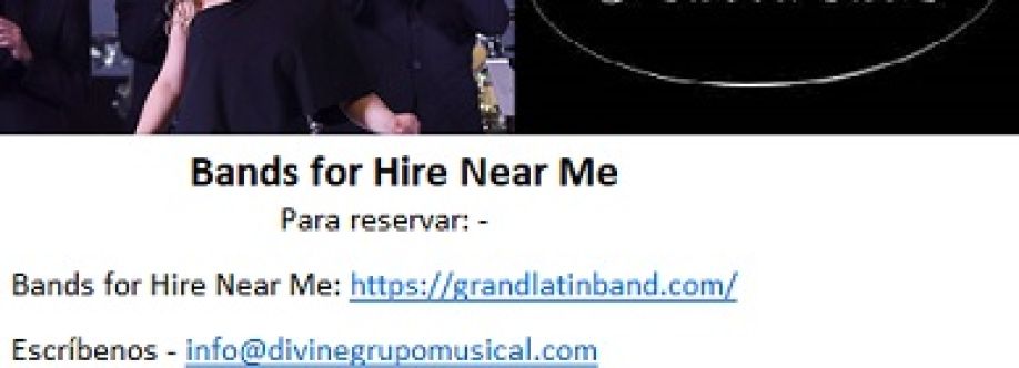 Grand latino Bands for Hire Near Me a un precio asequible. Cover Image