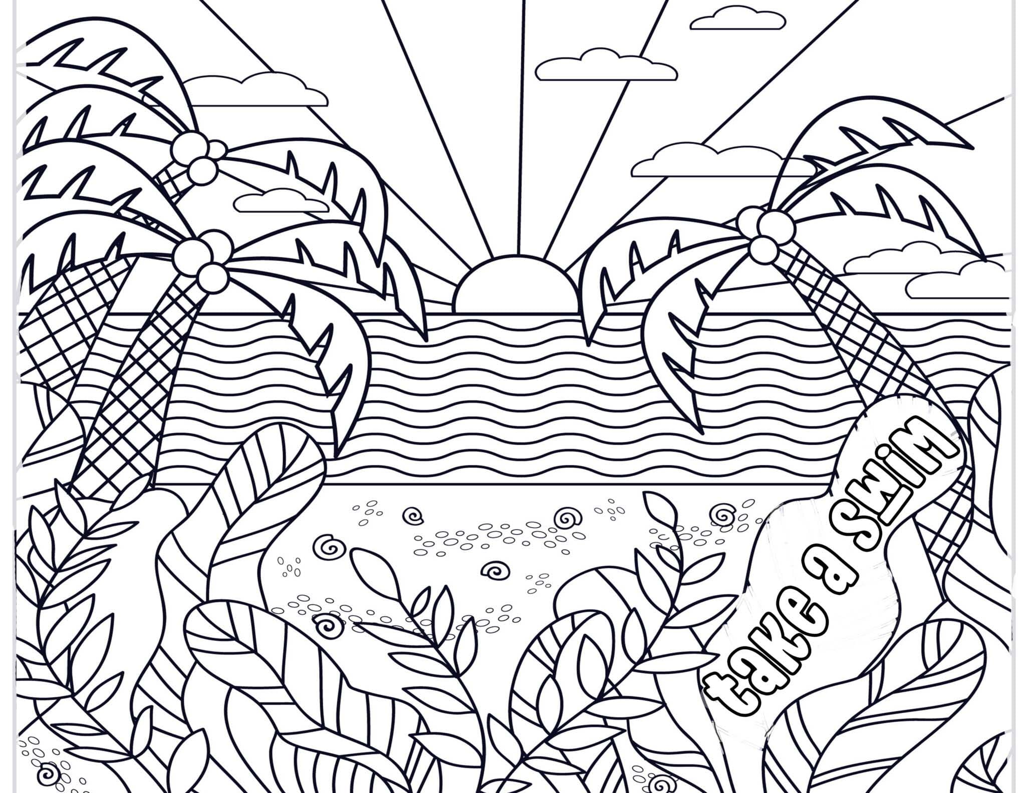 Summer coloring pages - ColoringLib