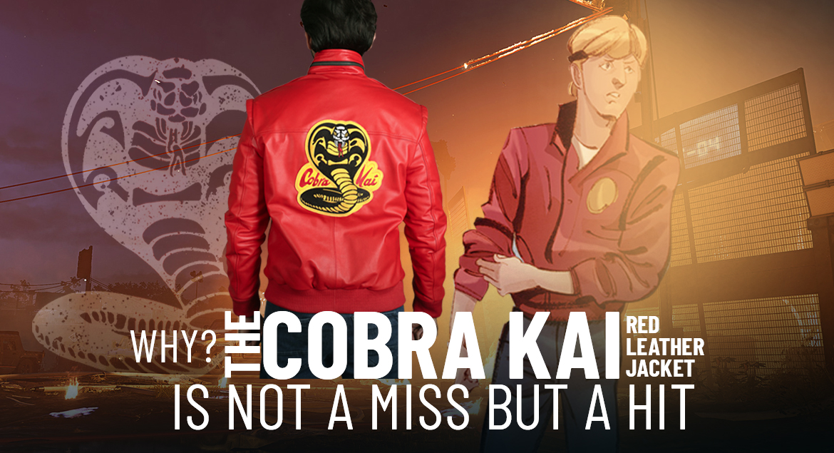 Why the Cobra Kai Red Leather Jacket Is Not A Miss But A Hit. - Fit Jackets