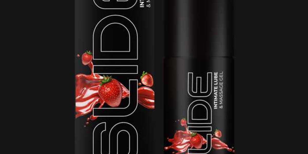 "What unique sensory effects or experiences can be achieved with the combination of strawberry-flavored lubricant a