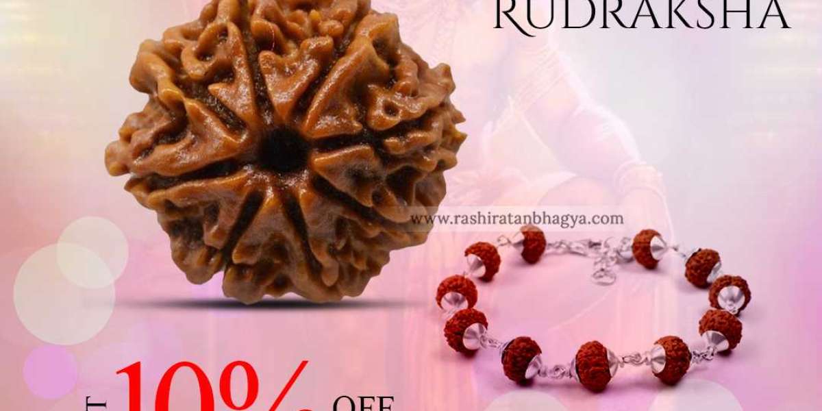 Get 10% Off on 8 Mukhi Rudraksha Online in India