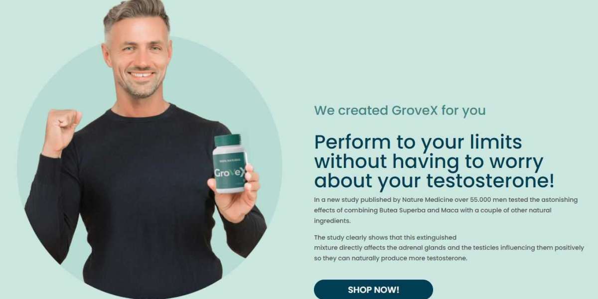 GroveX Testosterone Booster Pills Working, Official Website & Reviews [2023]