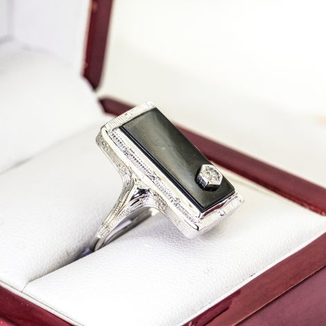 Antique Diamond Rings - Art Deco Diamonds Ring - Vintage Diamond Engagement Rings - Vintage Times