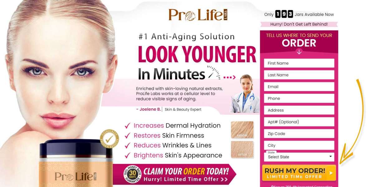Prolife Labs Anti-Aging Skincare Cream USA Active Ingredients & Reviews