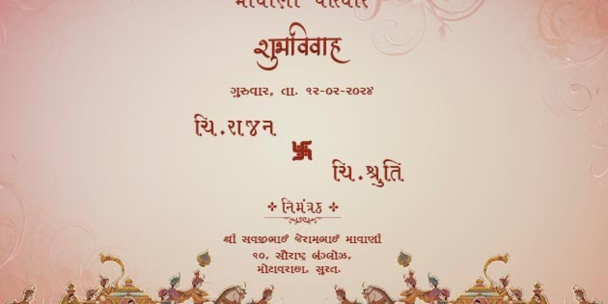 Gujarati Wedding Invitation Card: A Symphony of Tradition and Style
