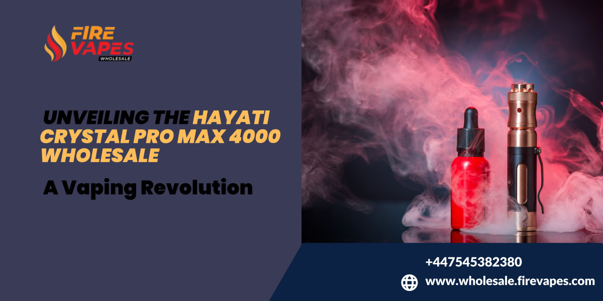 Unveiling the Hayati Crystal Pro Max 4000: A Wholesale Vaping Revolution
