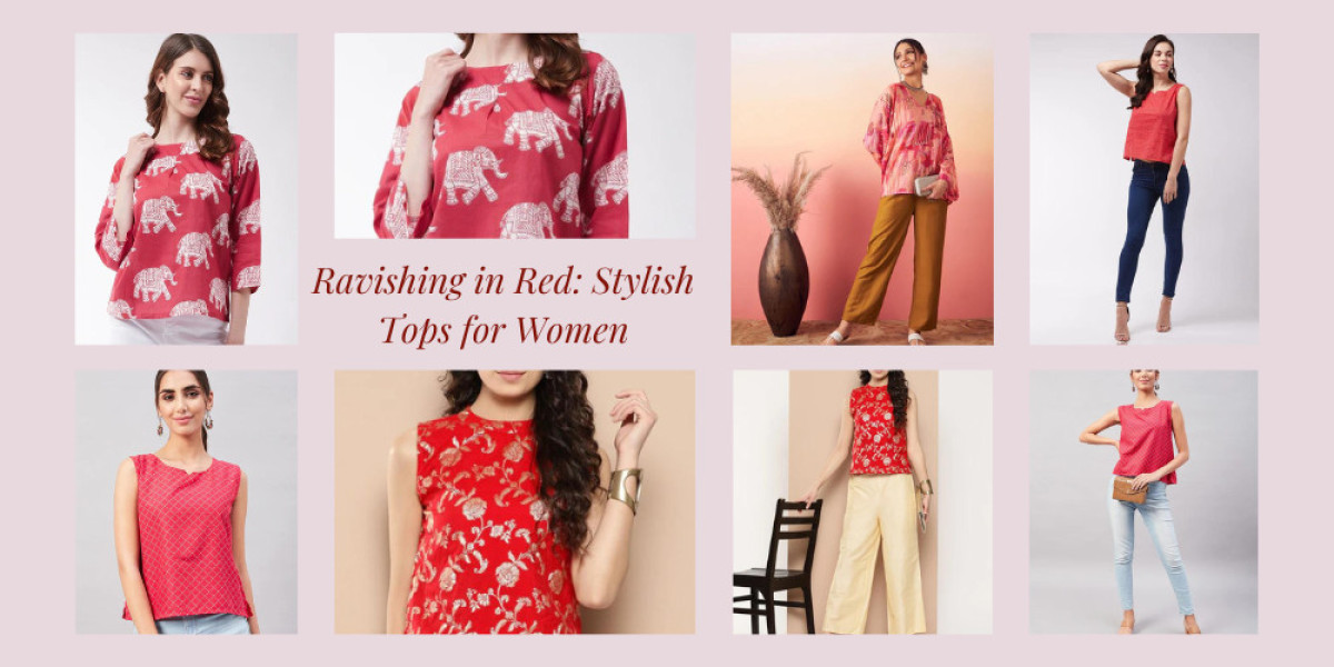 Fiery Fashion: Elevate Your Look with Red Tops for Women