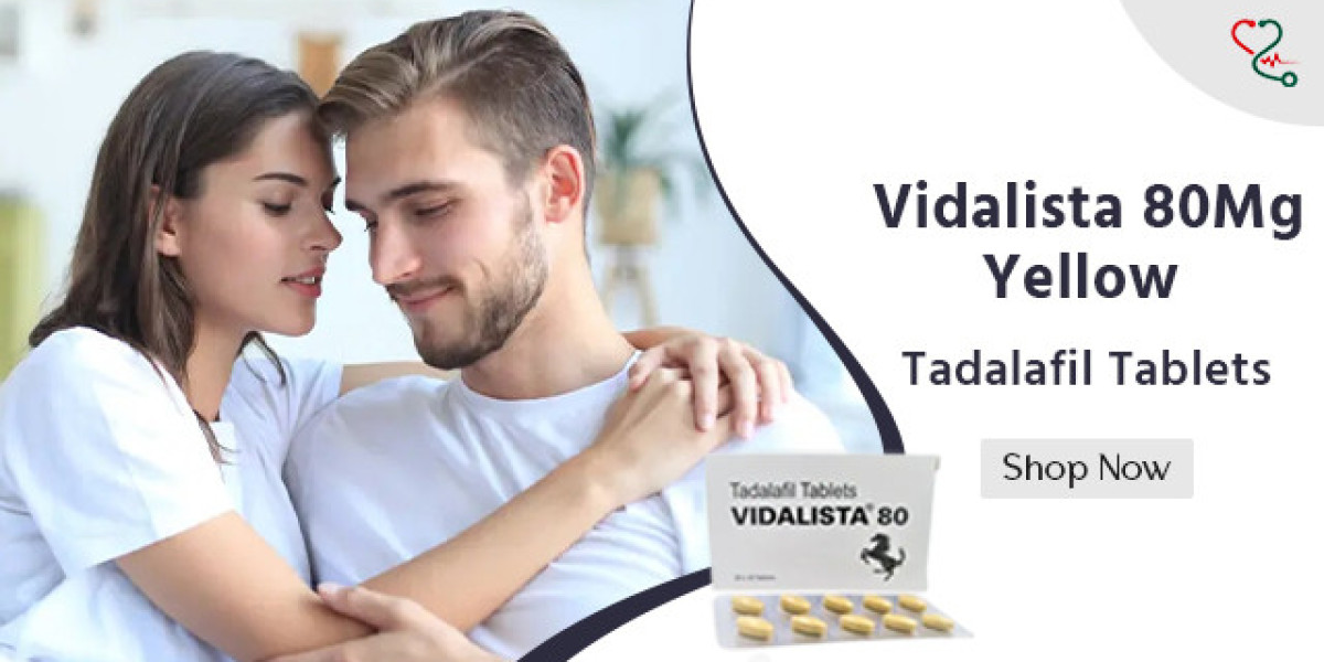 Vidalista 80 Mg Yellow | For Treatment Of Erectile Dysfunction