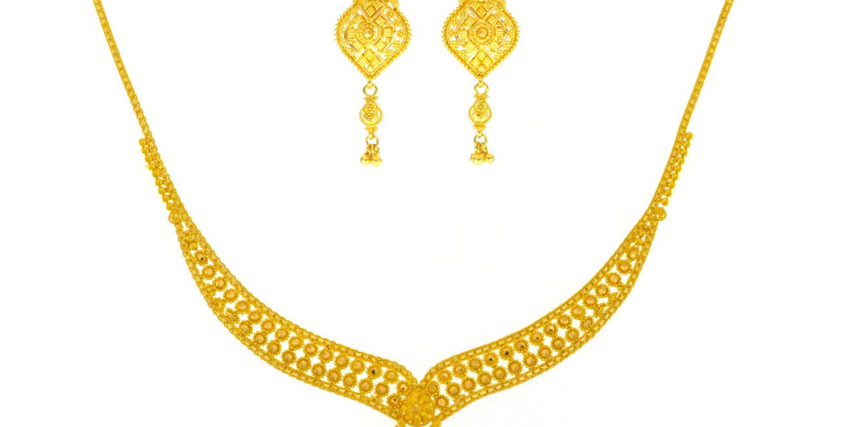 Unveiling Timeless Beauty: The Allure of a Real Gold Necklace Set