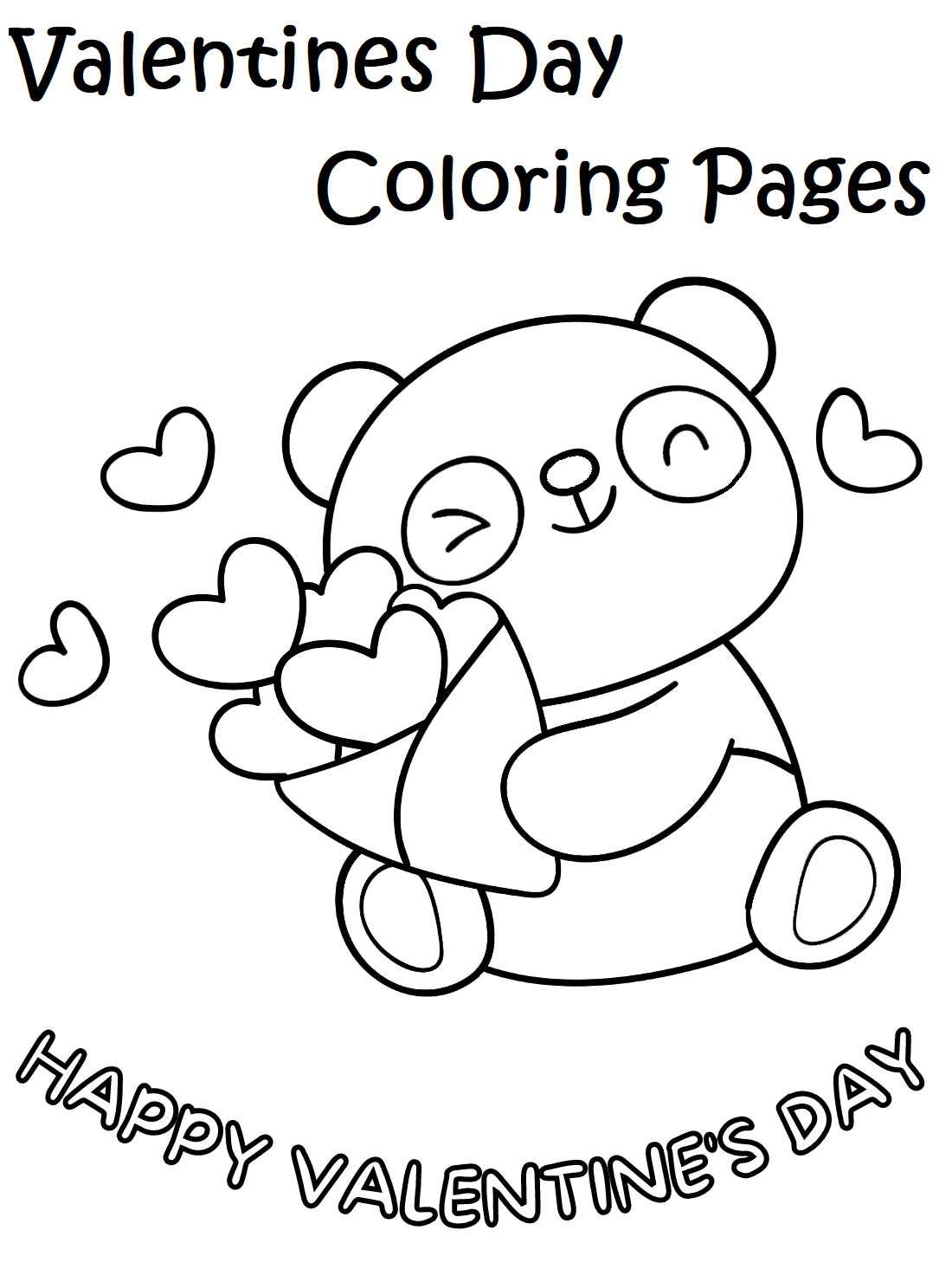 Valentines Day Coloring Pages Free Online For Kids
