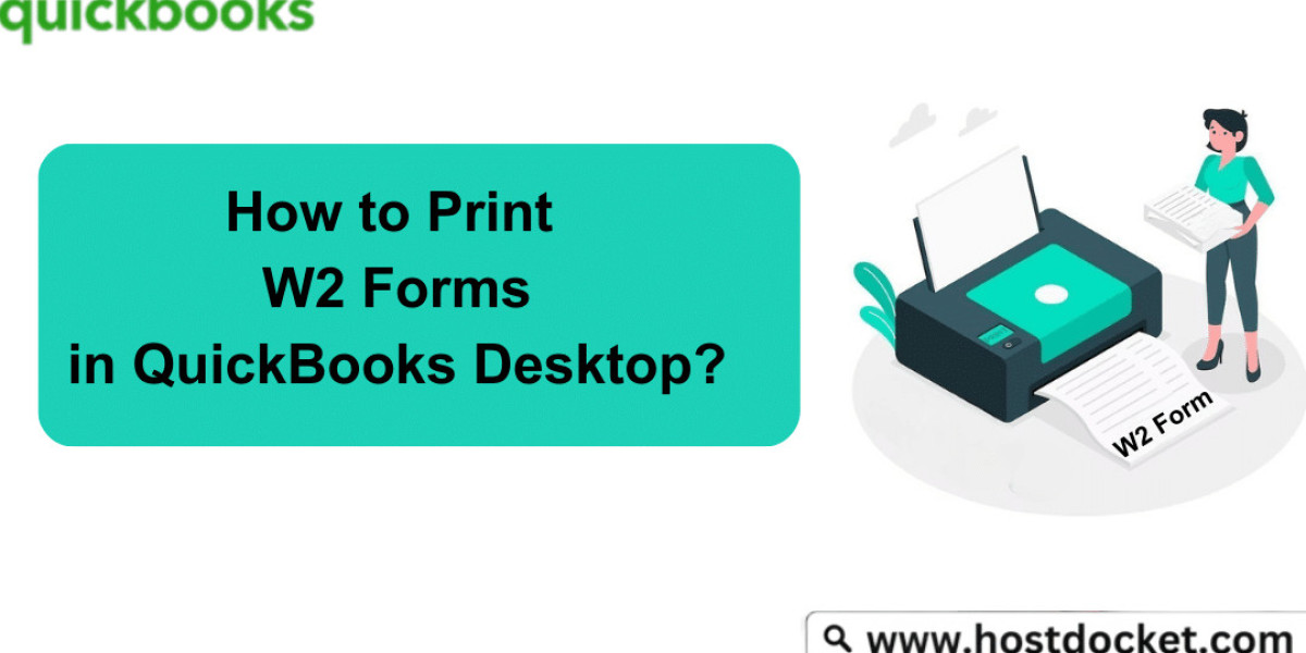 Print W-2 form in QuickBooks Desktop