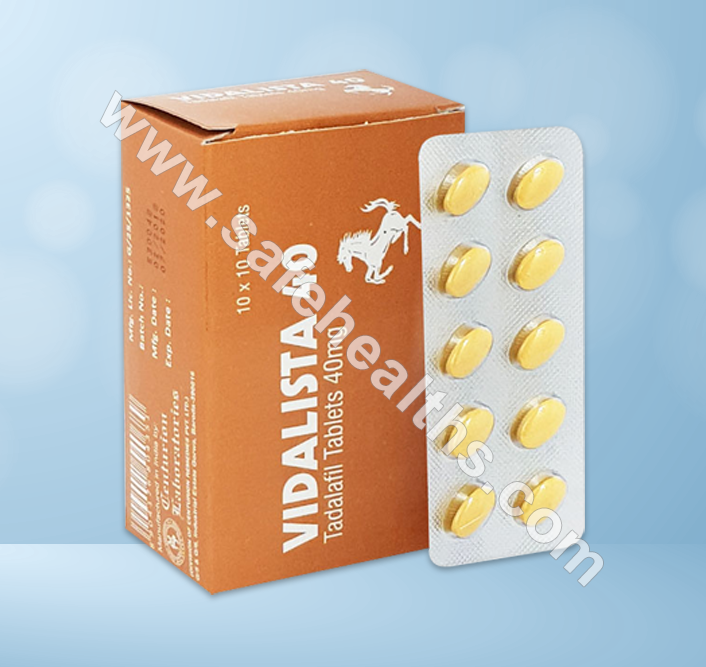 Buy Vidalista 40 mg online【20% OFF 】- Safehealths
