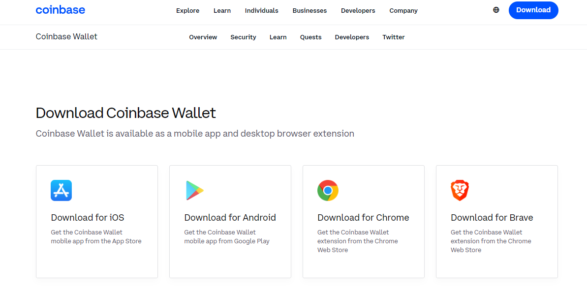 Coinbase® Extension® - Getting Started: Wallet Extension