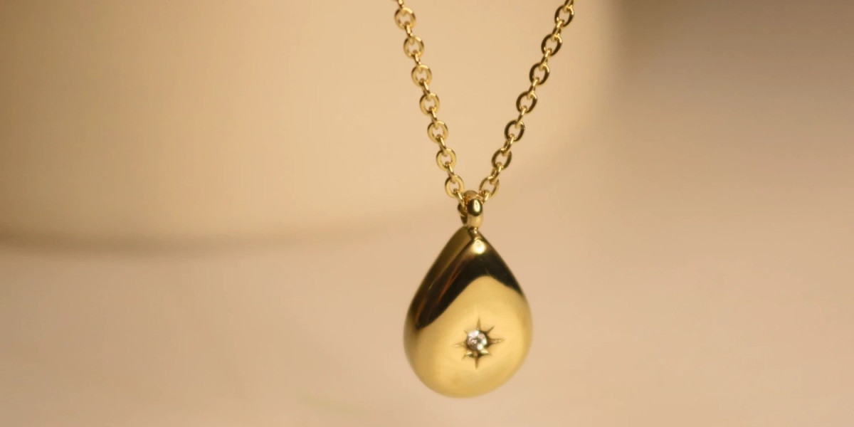 Flicker Drop Necklace: Illuminating Elegance with Every Move