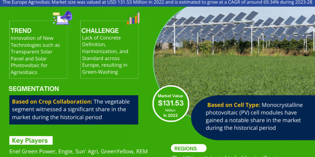 Emerging Opportunities in the Europe Agrivoltaic Market: Size, Share, and Forecast 2023-2028