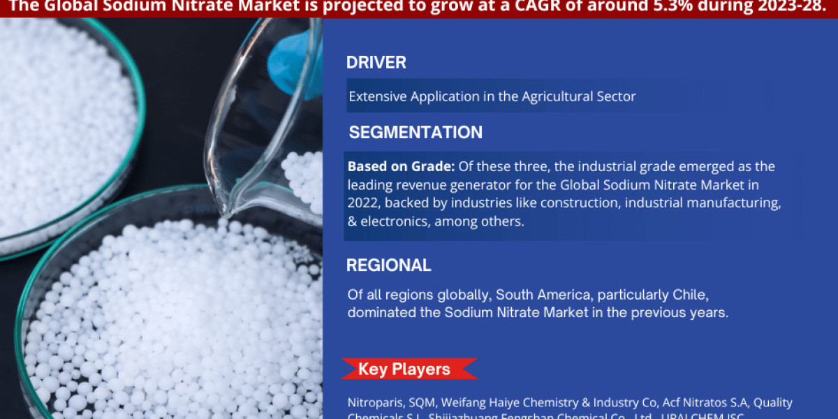 Analyzing the Future Landscape: Sodium Nitrate Market By 2028, With a Striking CAGR of 5.3% - MarkNtel Advisors