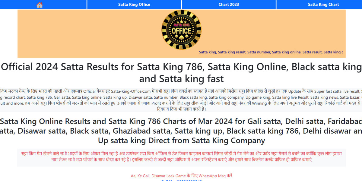 How to Bet Safely on Satta king In 2024 and Addiction?