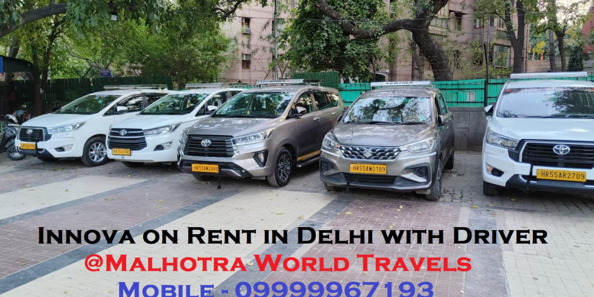 What is the rent rate for Innova in Delhi?